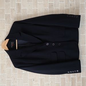 Simply Manakin Women's Dark Navy Blue Office Jacket (Sz 10 Petite)